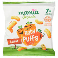 Organic Carrot Baby Puffs 12g